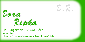 dora ripka business card